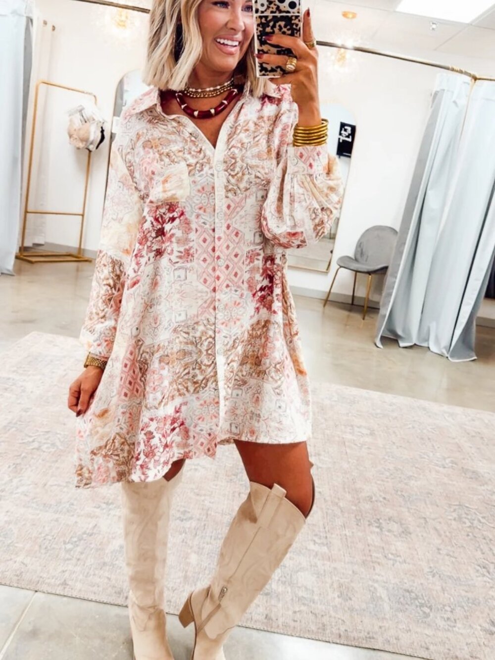 POL The Khloe Tunic In Ivory